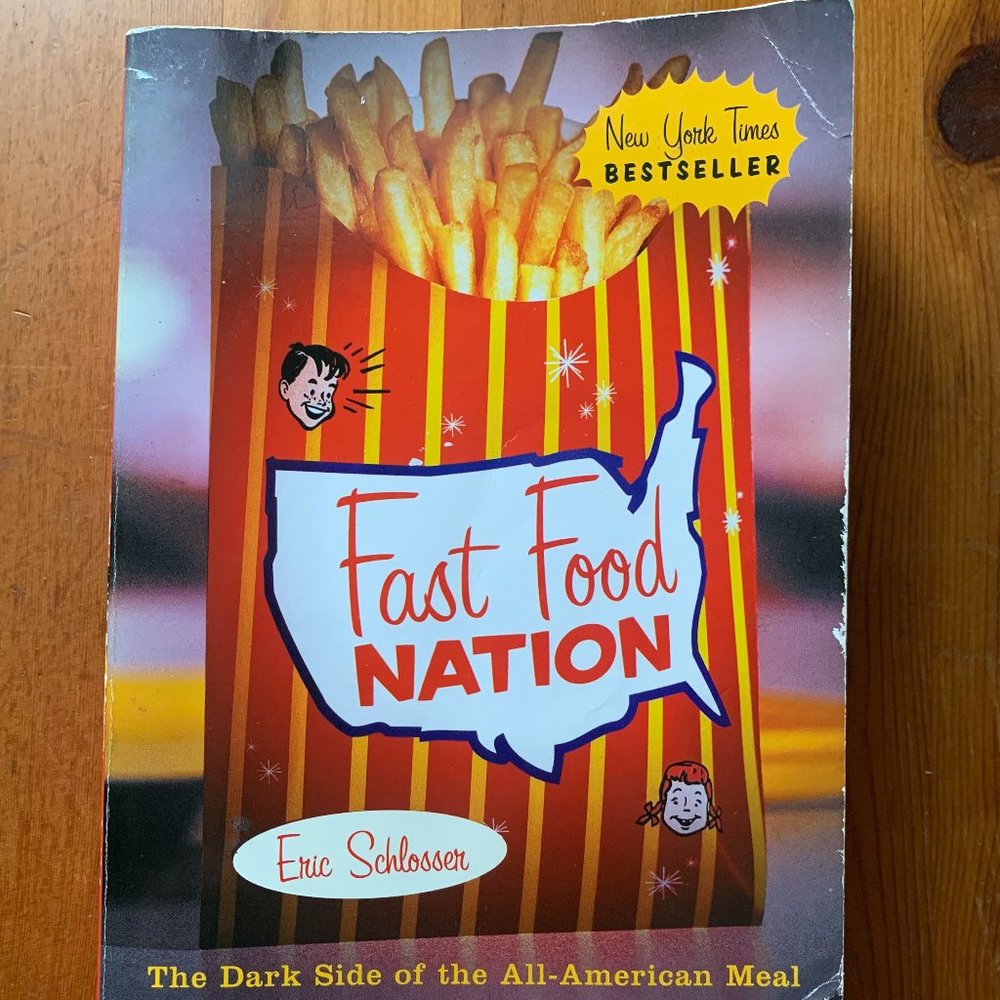 Used 2002 Fast Food Nation Softcover Book Eric Schlosser G/VG Health